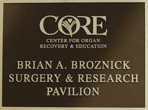 Research center sign