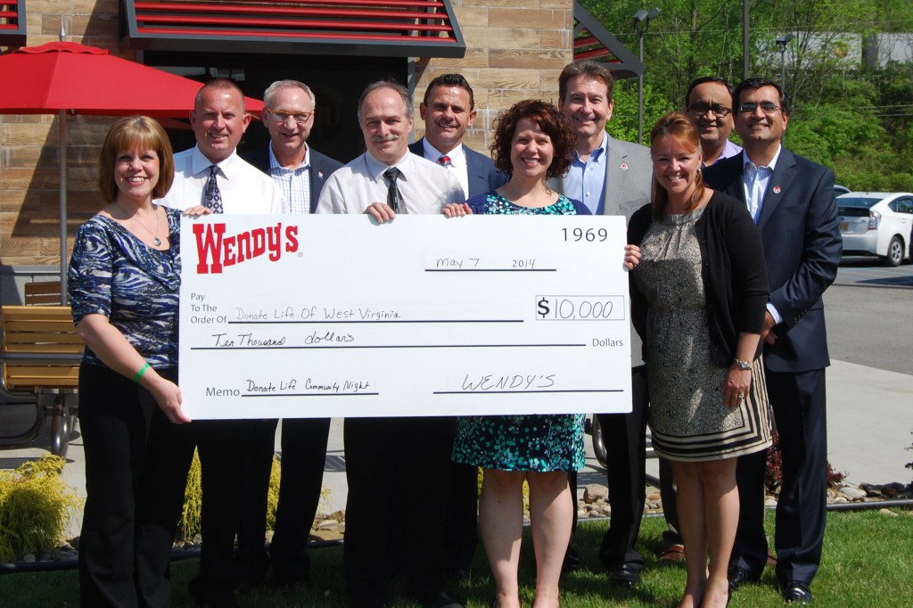Donate Life West Virginia and Wendy’s Celebrate Success of Organ