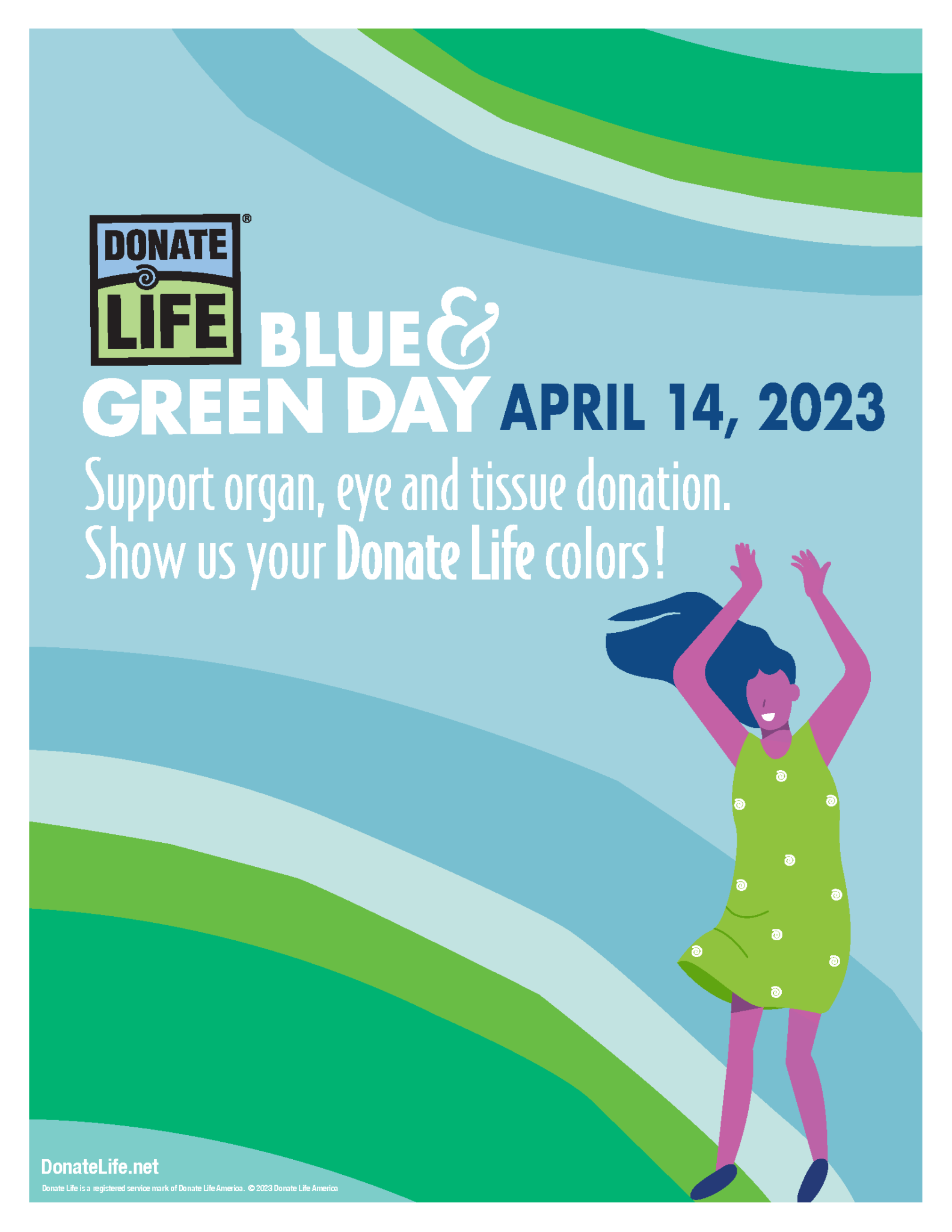 National Blue And Green Day 2024 India Celle Darline