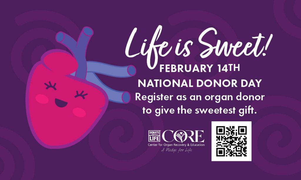 National Donor Day Toolkit CORE Center for Organ Recovery & Education